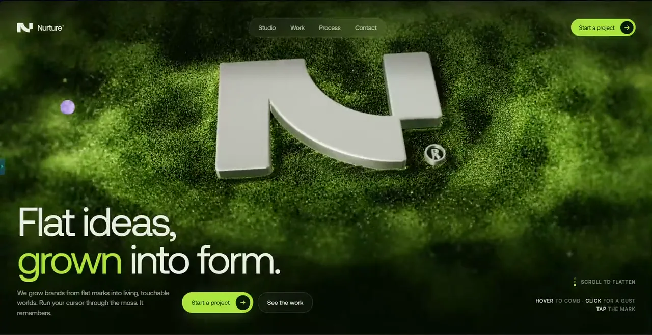 Nurture: Flat ideas, grown into form.